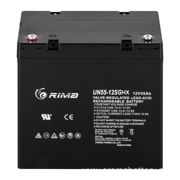 Solar Battery UPS Battery Storage Battery 12V 55ah